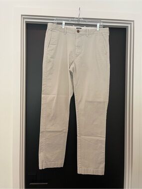 J. Crew Straight-Leg Chinos in Light Khaki